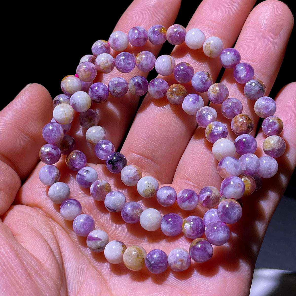 Lepidolite Bead Bracelet