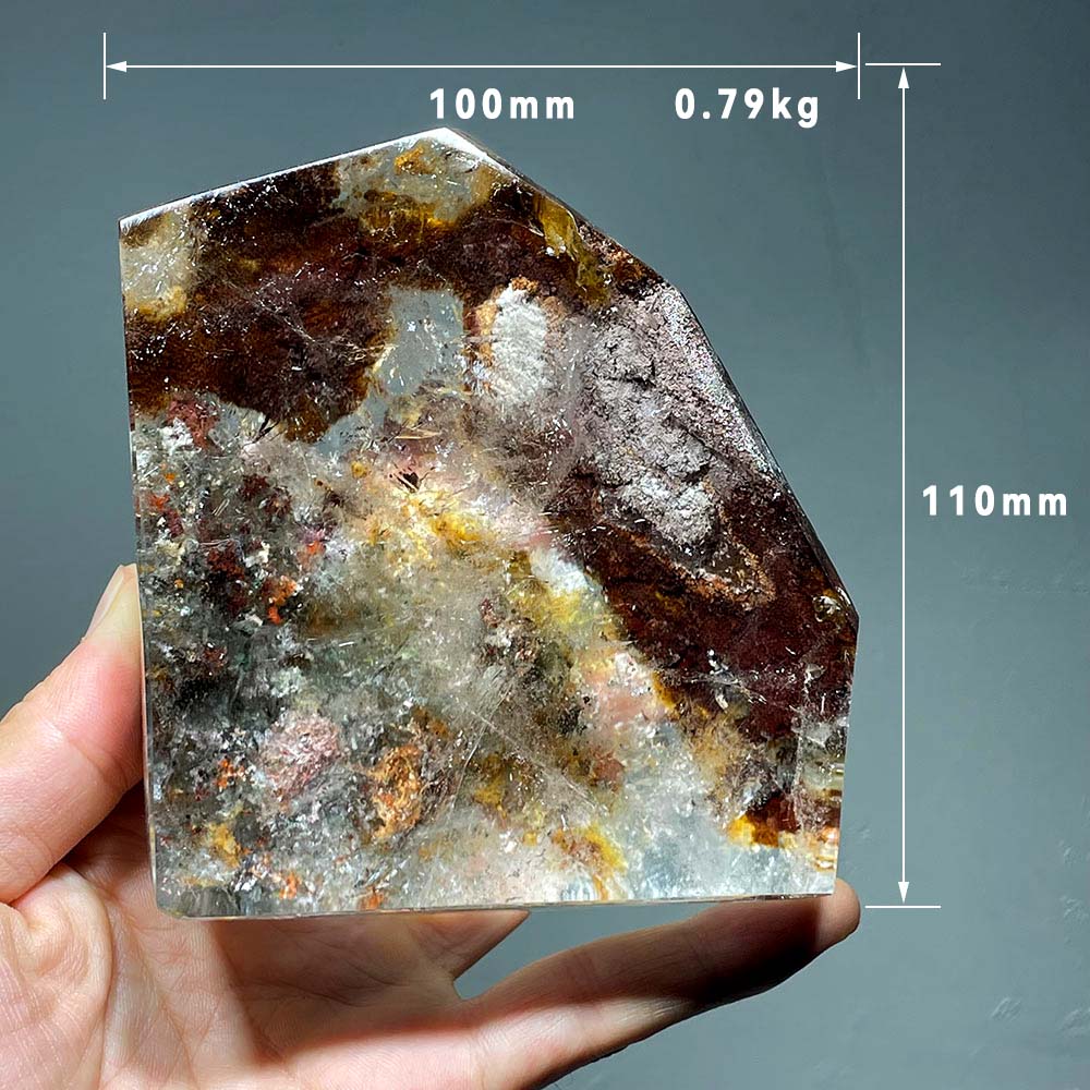 Garden Quartz Crystal of Manifestation - Polished Freeform for Meditation & Decor