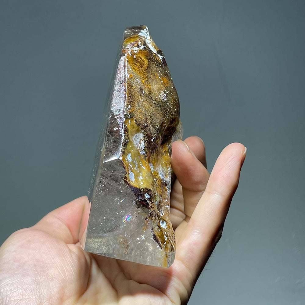 Garden Quartz Crystal of Manifestation - Polished Freeform for Meditation & Decor