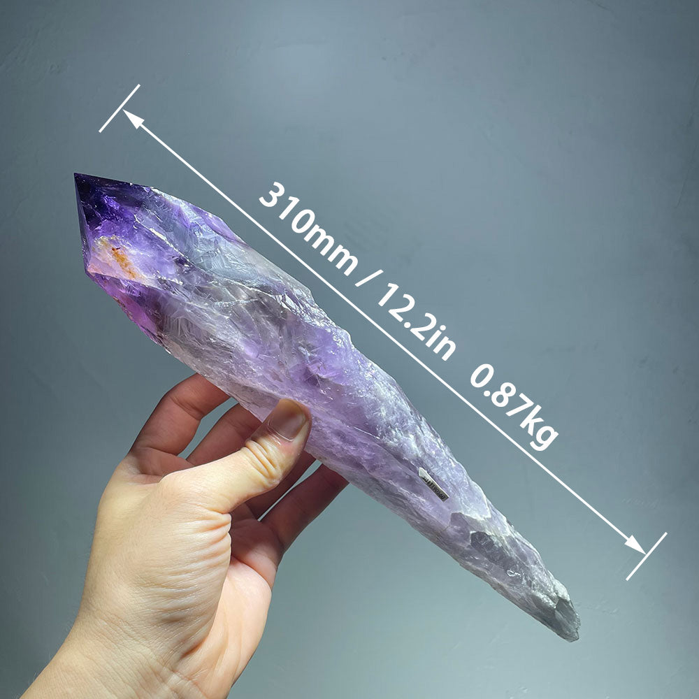 Natural Amethyst Scepter of Power | A Tool for Spiritual Wisdom & Intuition