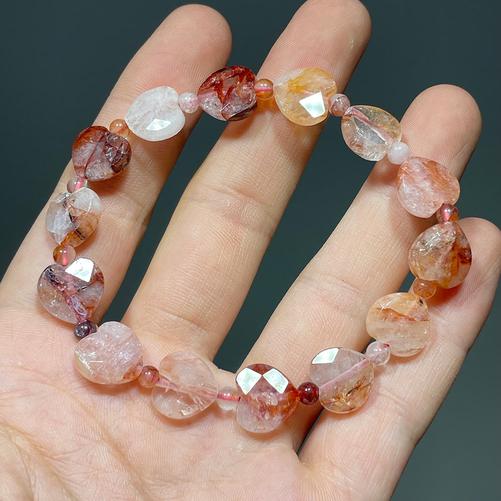 Faceted Crystal Heart Bracelet | Choose Your Healing Stone