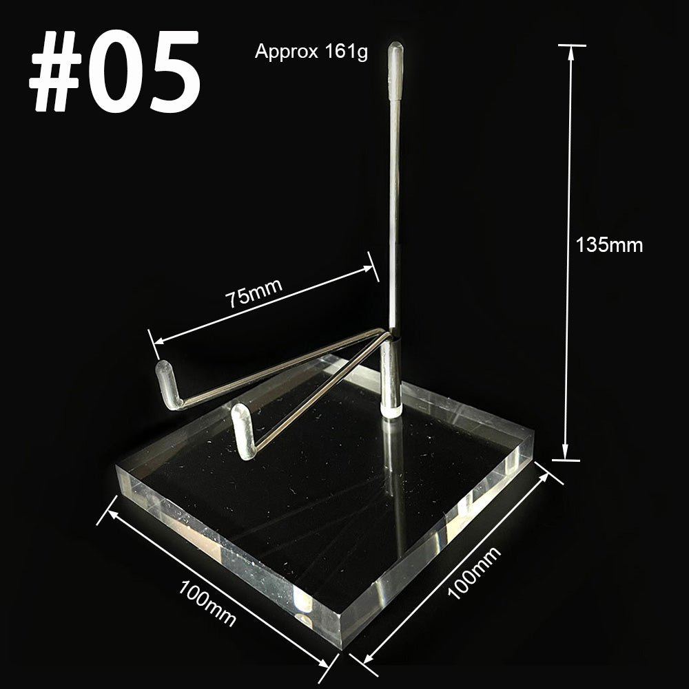 Acrylic & Metal Display Stand for Minerals,Crystal,Slabs & Specimens
