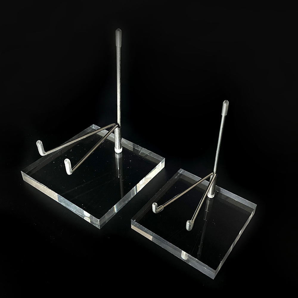 Acrylic & Metal Display Stand for Minerals,Crystal,Slabs & Specimens