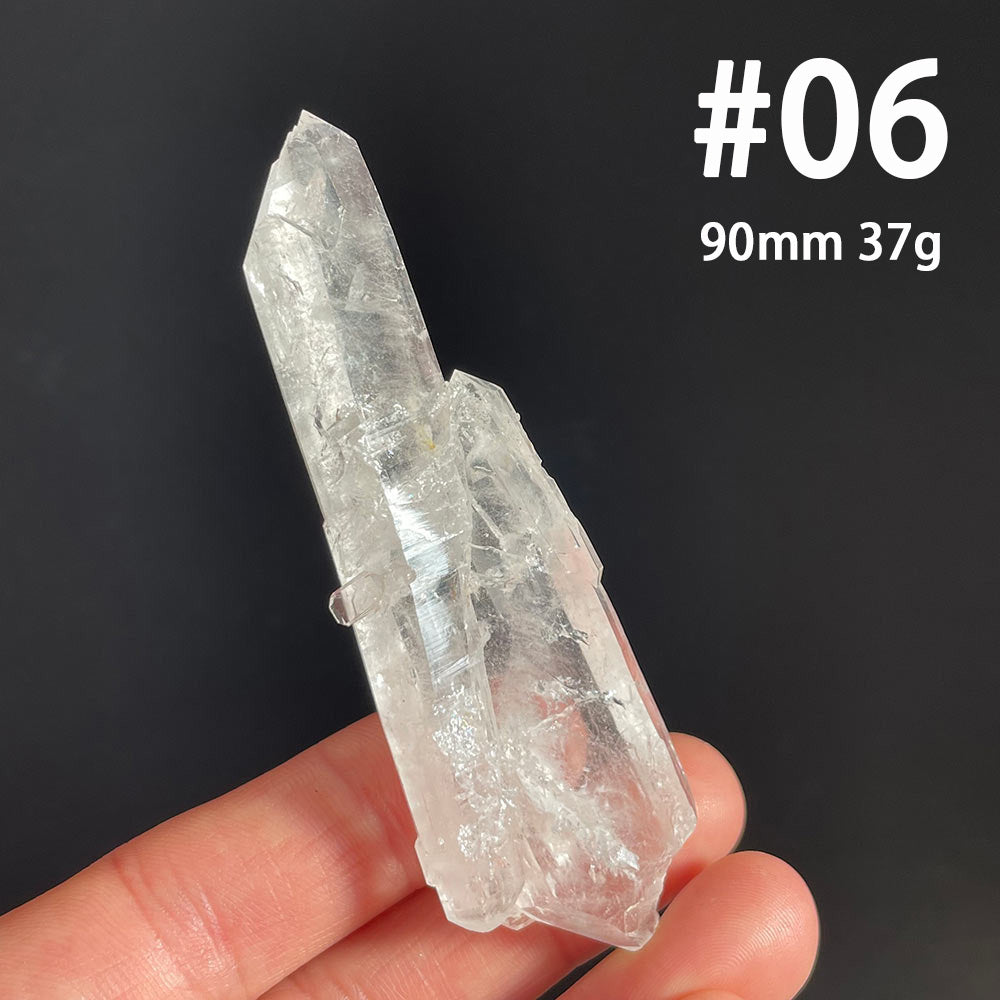 Natural Faden Quartz Crystal from Pakistan – Clear Tabular Mineral Specimen
