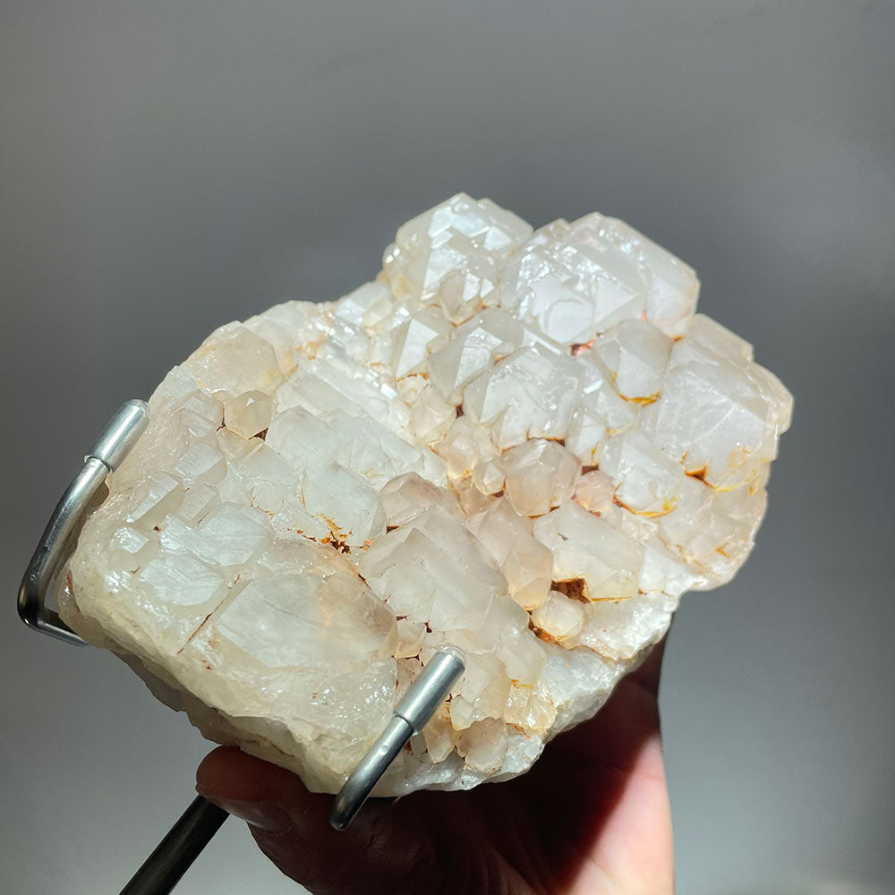 Large Madagascar Elestial Quartz Specimen on Stand – 2.6kg Skeletal Crystal