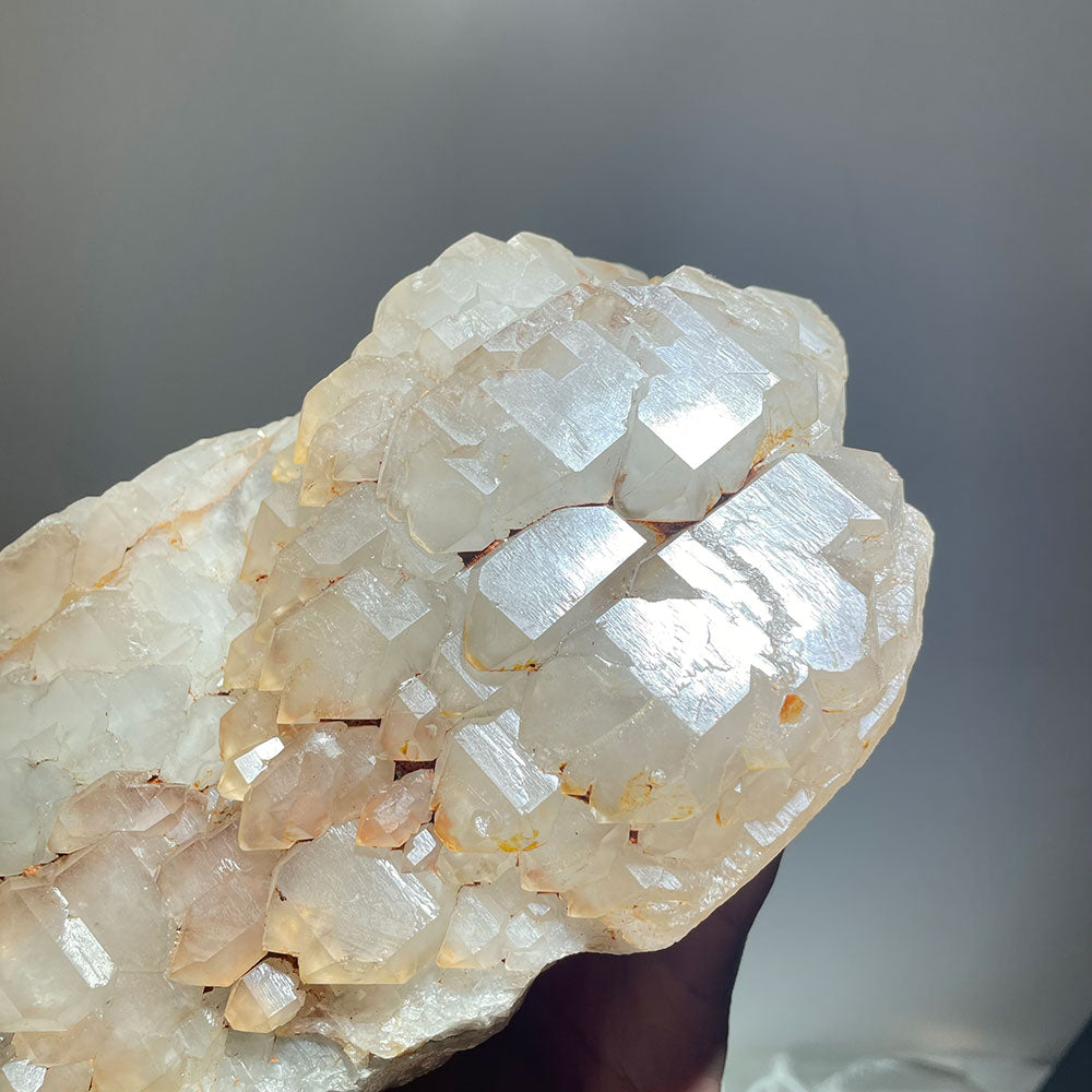 Large Madagascar Elestial Quartz Specimen on Stand – 2.6kg Skeletal Crystal