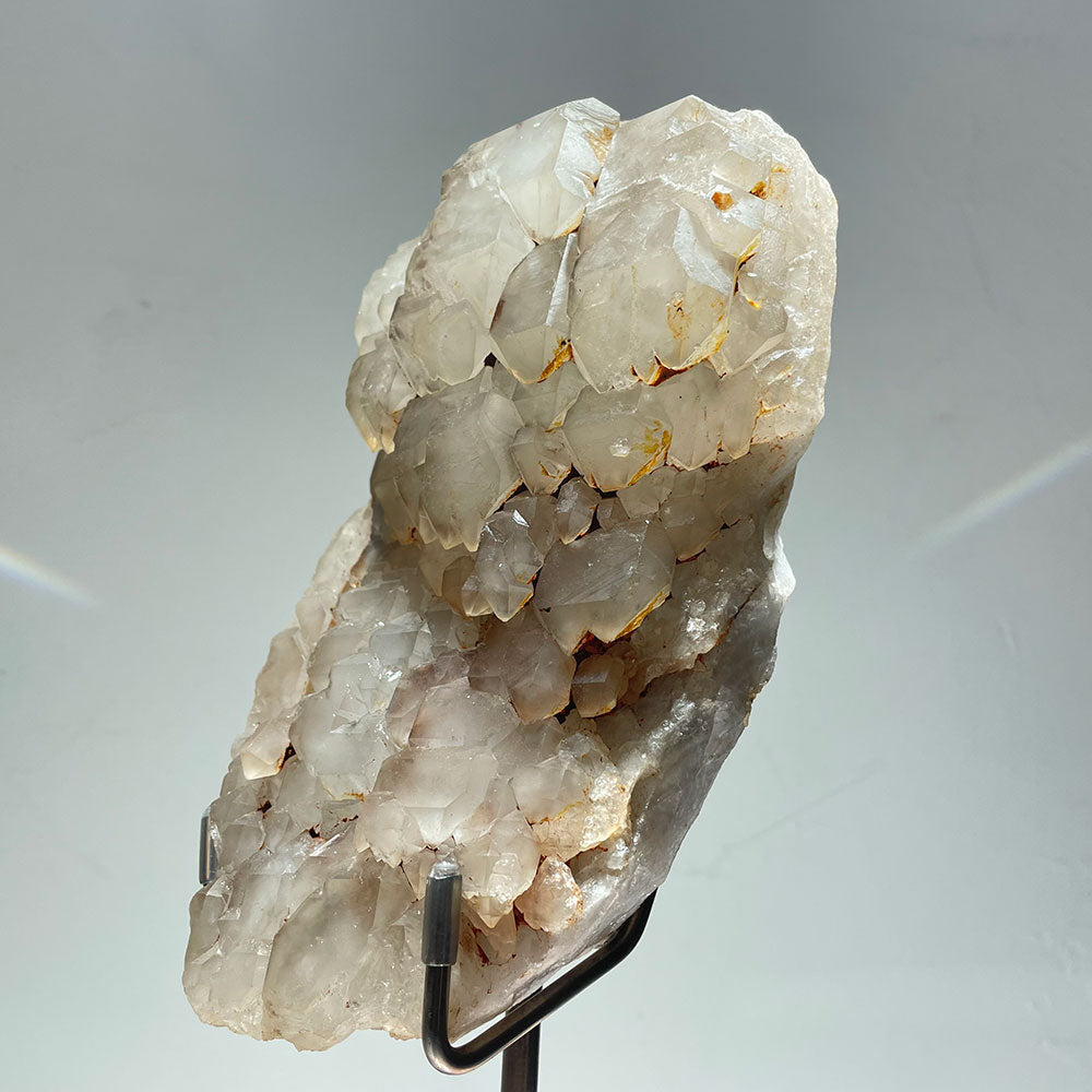 Large Madagascar Elestial Quartz Specimen on Stand – 2.6kg Skeletal Crystal