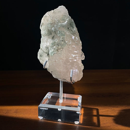 Exact Piece: Himalayan Elestial Quartz with Green Phantom - Raw Skeletal Specimen (0.85kg)