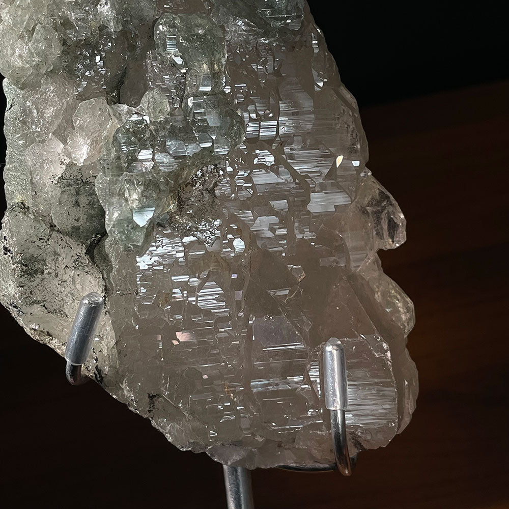 Exact Piece: Himalayan Elestial Quartz with Green Phantom - Raw Skeletal Specimen (0.85kg)