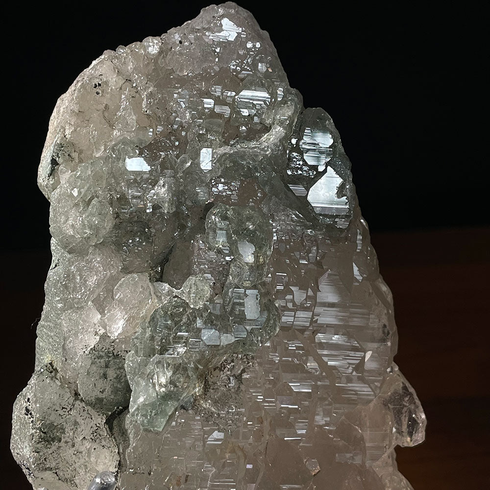 Exact Piece: Himalayan Elestial Quartz with Green Phantom - Raw Skeletal Specimen (0.85kg)