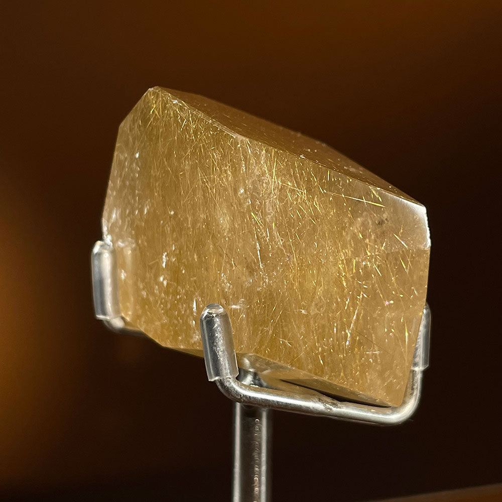 WYSIWYG Golden Rutilated Quartz Freeform & Acrylic Base (0.11kg)