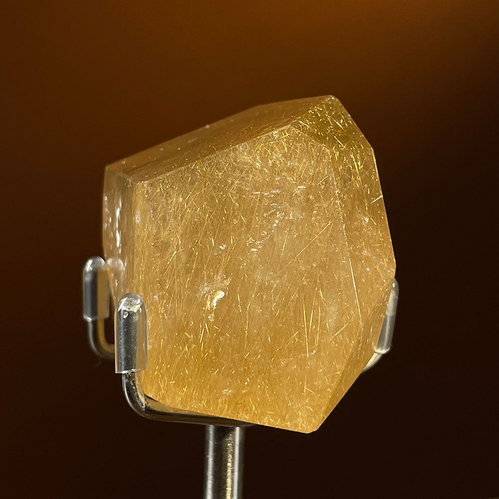 WYSIWYG Golden Rutilated Quartz Freeform & Acrylic Base (0.11kg)