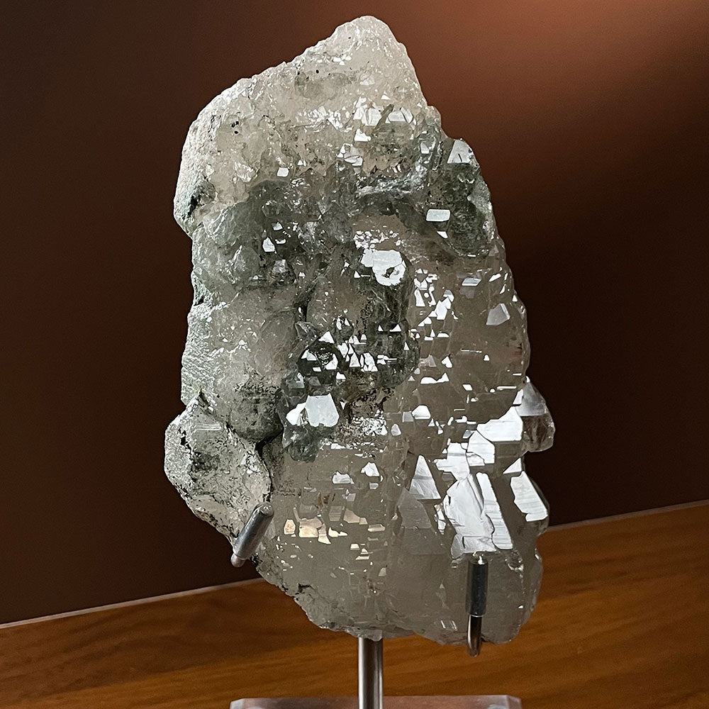 Exact Piece: Himalayan Elestial Quartz with Green Phantom - Raw Skeletal Specimen (0.85kg)