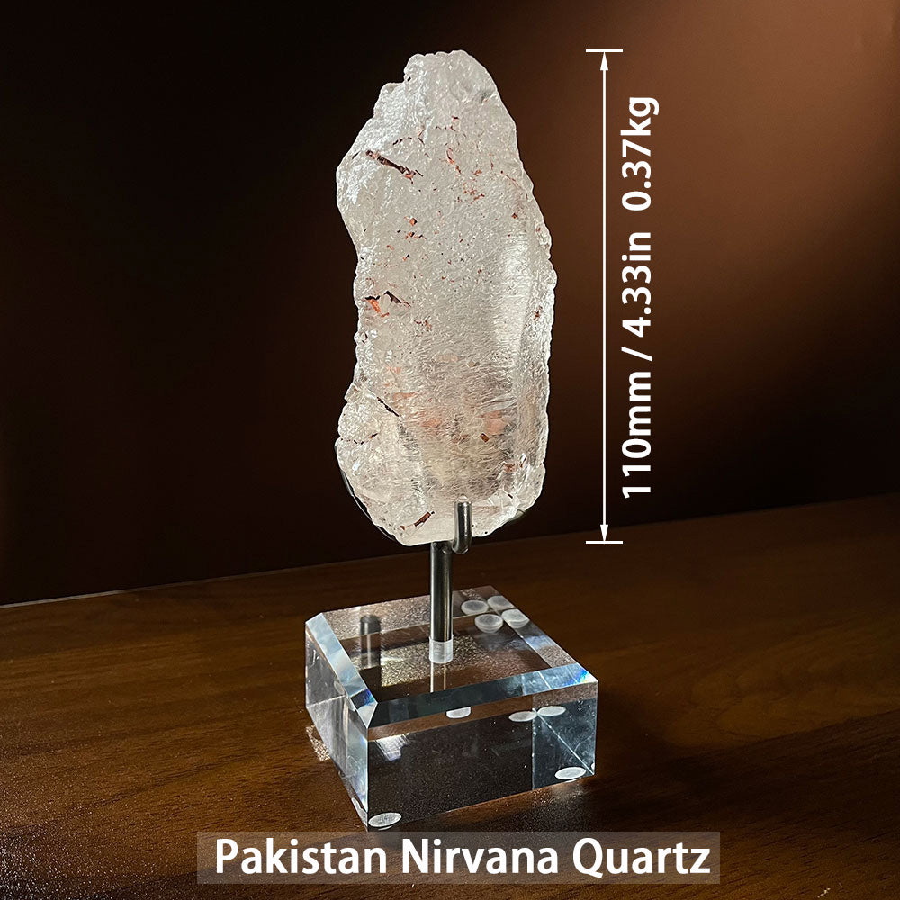 Exact Piece: Rare Madagascar Nirvana Quartz Specimen with Free Stand