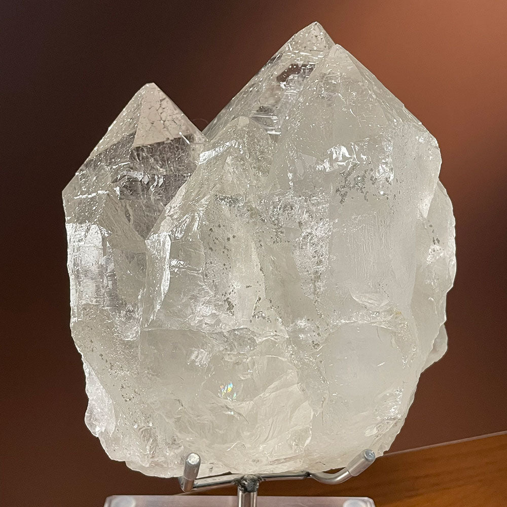 Exact Piece: Massive 3.79kg Pakistan Himalayan Quartz Cluster with Stand
