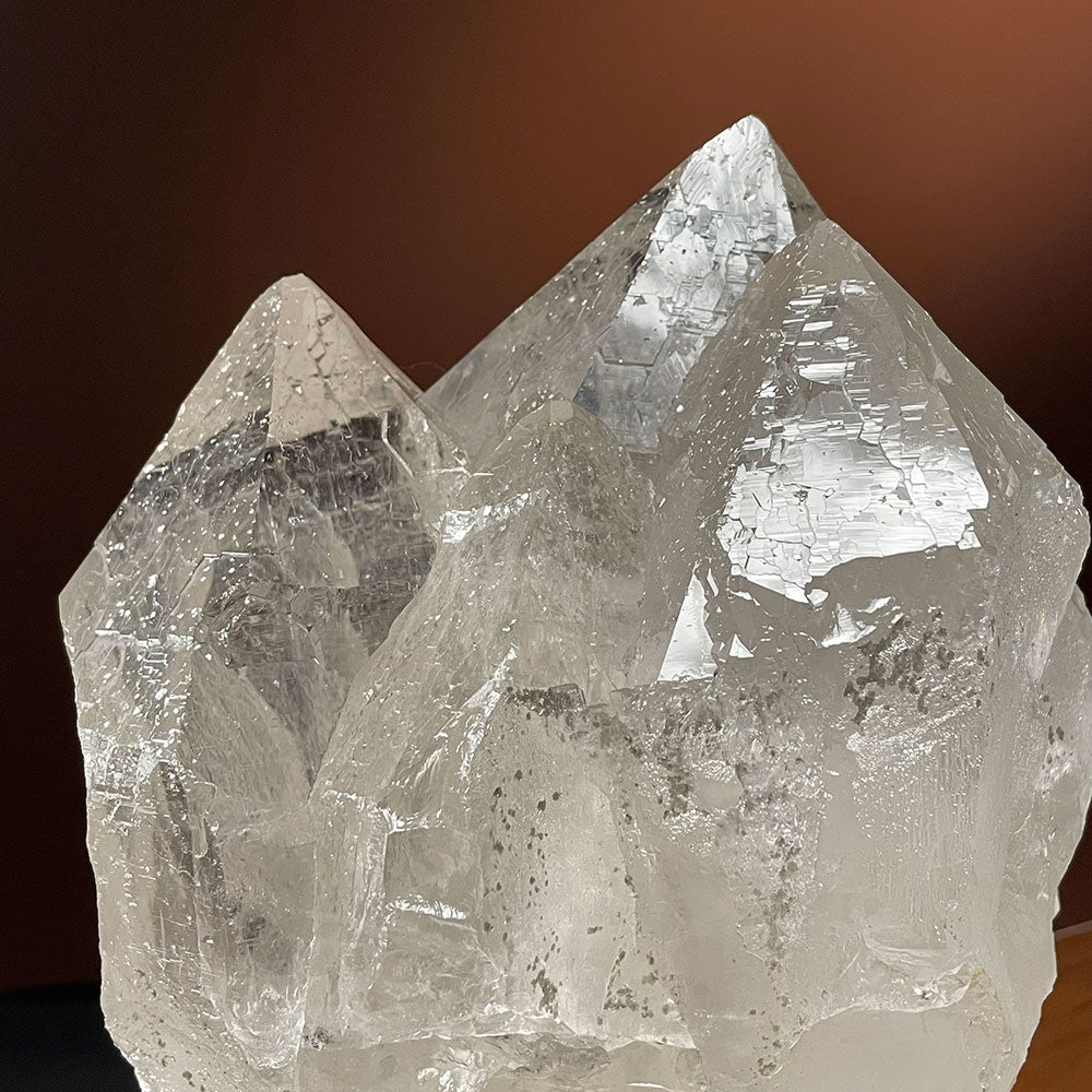 Exact Piece: Massive 3.79kg Pakistan Himalayan Quartz Cluster with Stand