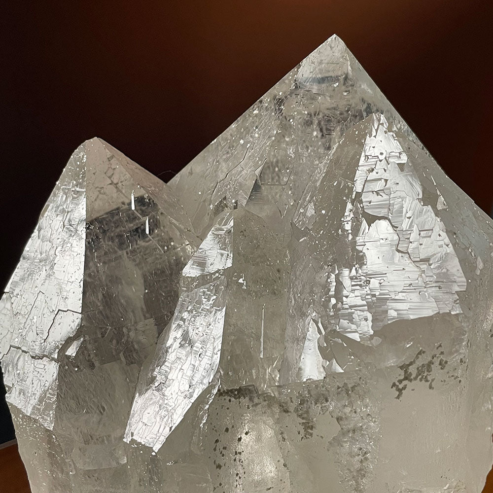 Exact Piece: Massive 3.79kg Pakistan Himalayan Quartz Cluster with Stand