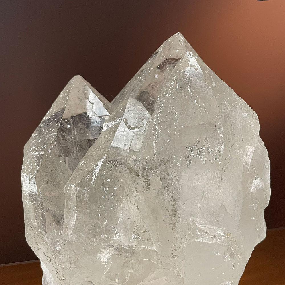 Exact Piece: Massive 3.79kg Pakistan Himalayan Quartz Cluster with Stand