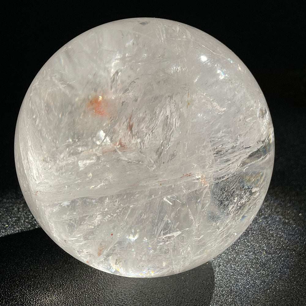 Exact Piece: Massive 2.49kg Rainbow Clear Quartz Sphere (119mm)