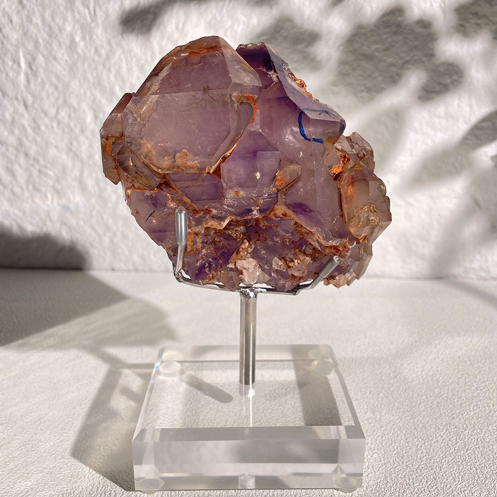 Natural Enhydro Amethyst Skeletal Quartz - Ancient Water Bubble Specimen