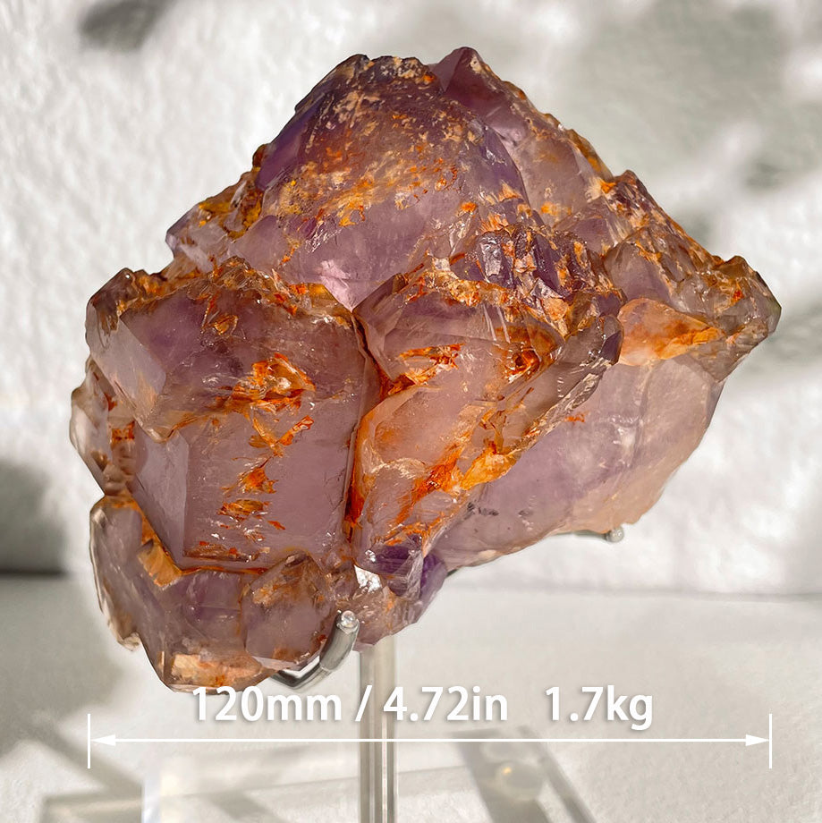Natural Enhydro Amethyst Skeletal Quartz - Ancient Water Bubble Specimen
