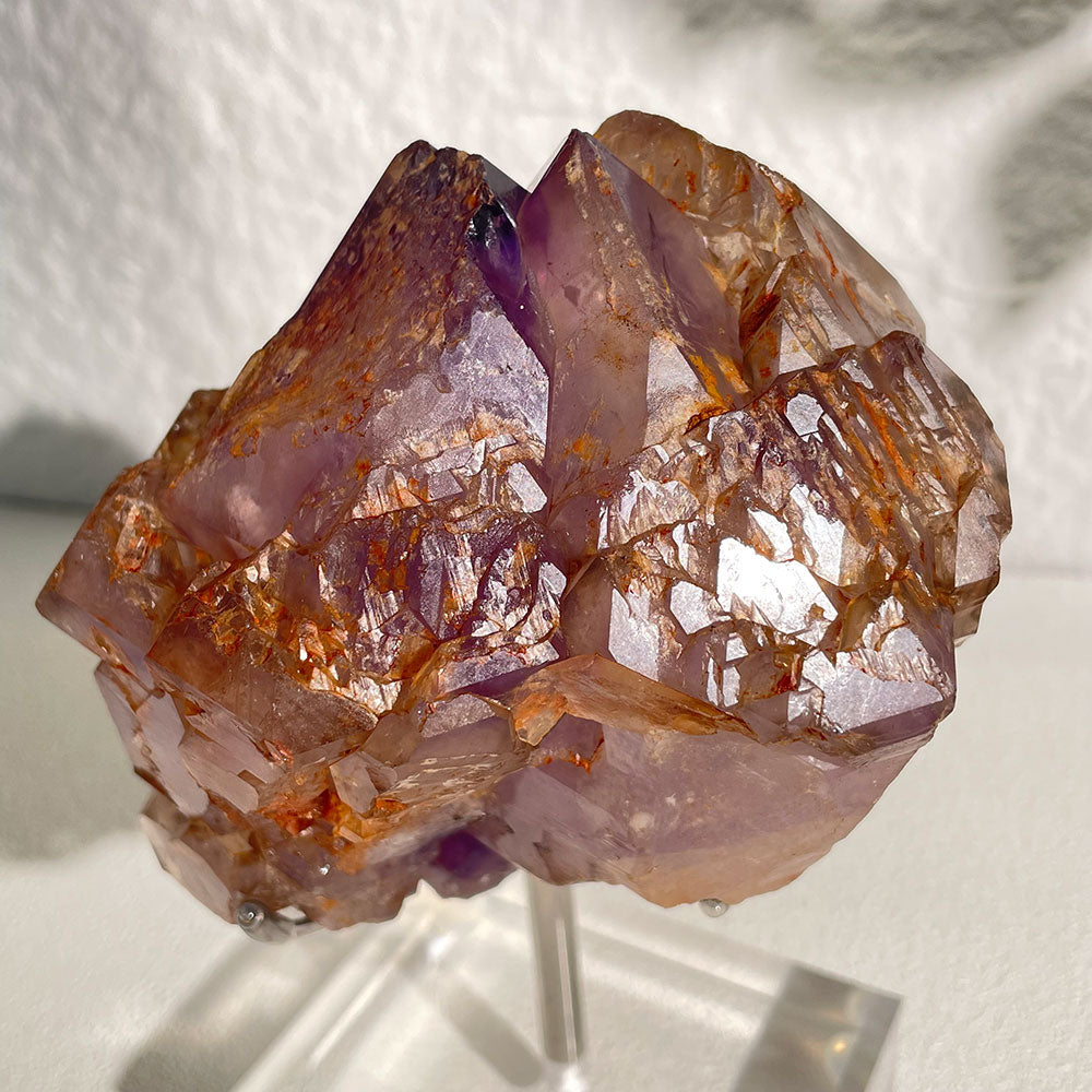 Natural Enhydro Amethyst Skeletal Quartz - Ancient Water Bubble Specimen
