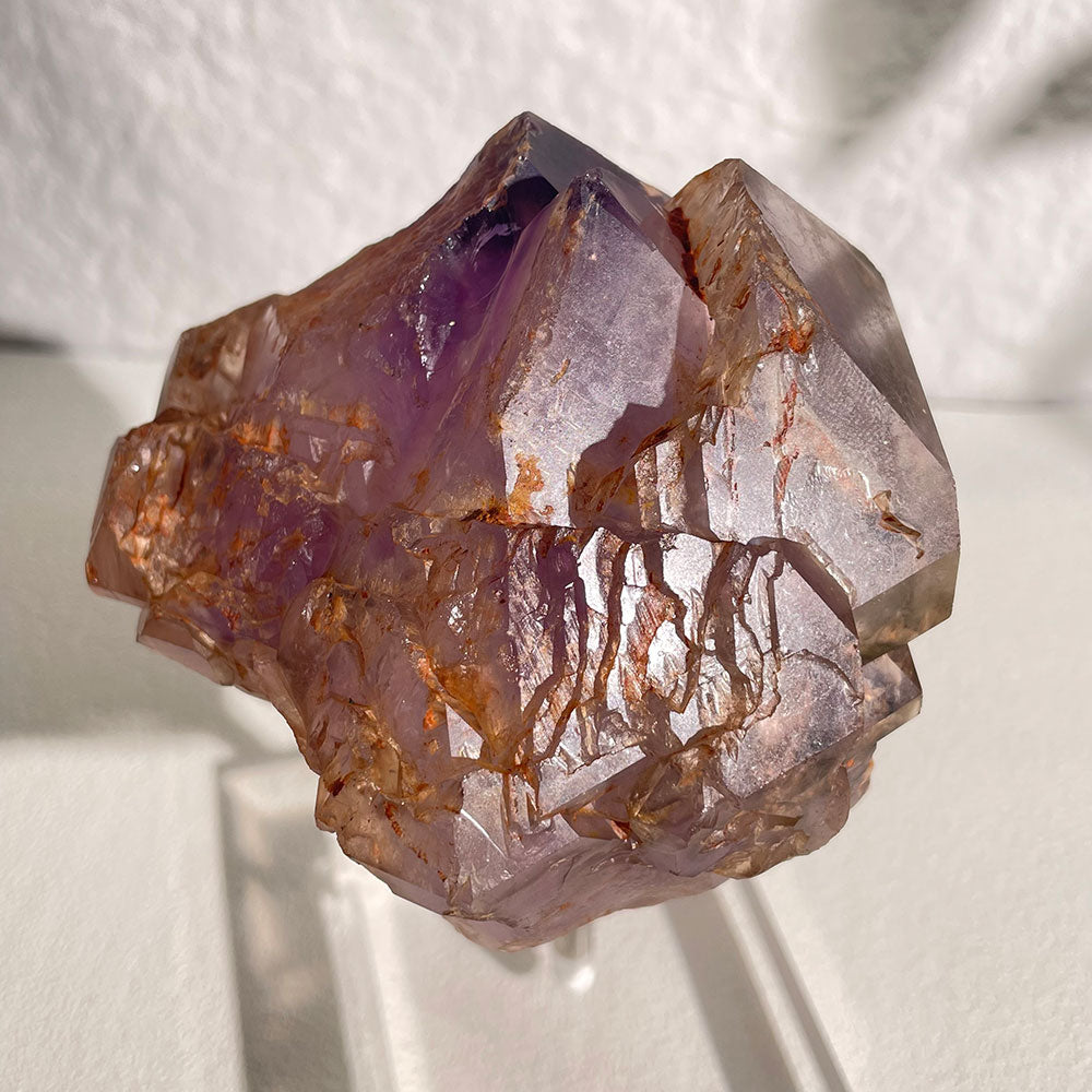 Natural Enhydro Amethyst Skeletal Quartz - Ancient Water Bubble Specimen