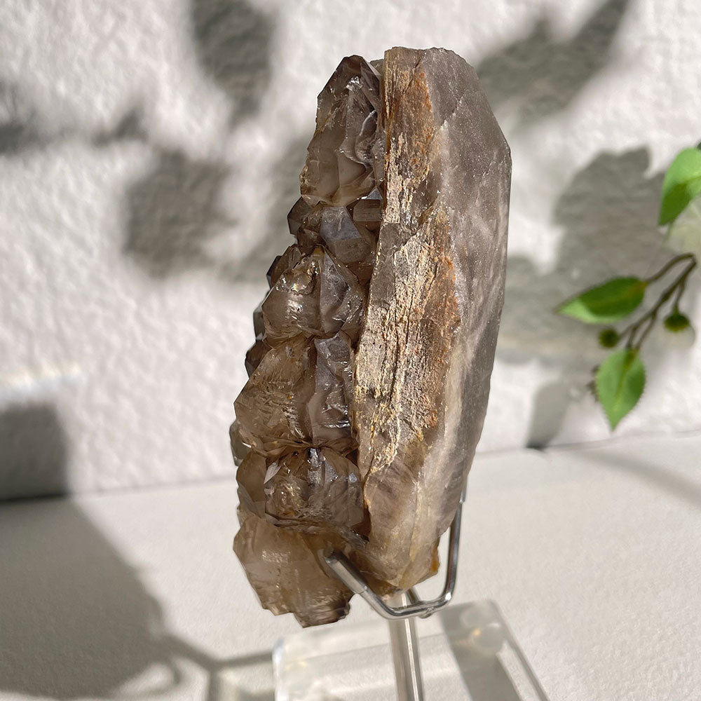 Natural Skeletal Quartz Specimen (130mm) - Raw Elestial Crystal Decor