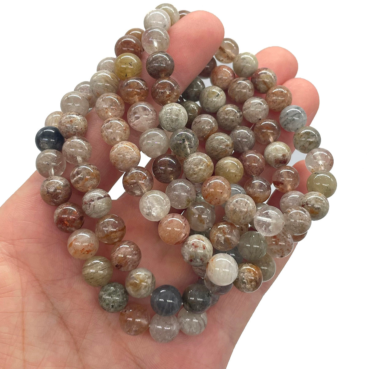 Thousand Garden Quartz Bead Bracelet Real Crystal Bracelet Healing Stones Bracelets For Women