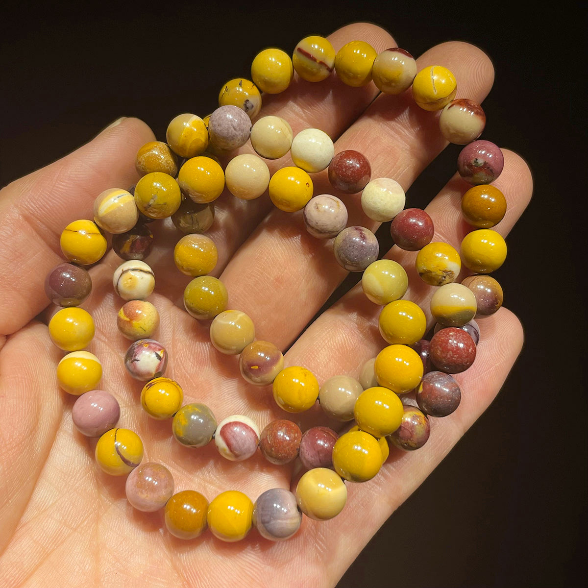 Mookaite Bead Bracelet