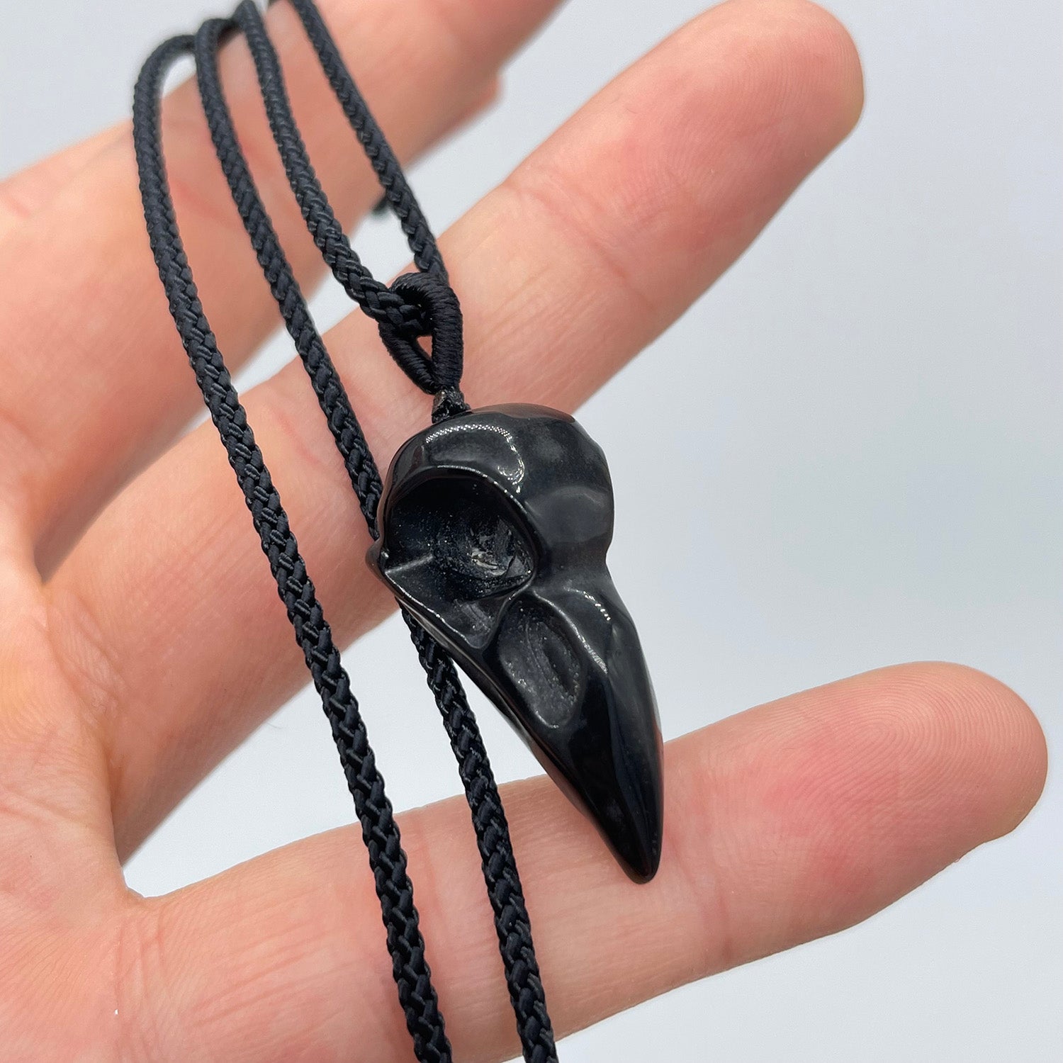 Obsidian pendant