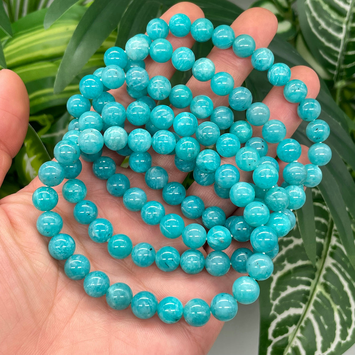 amazonite bead bracelet