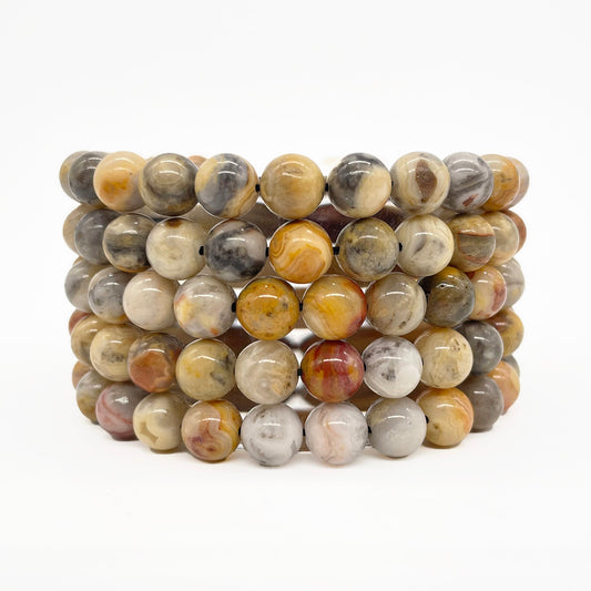 crazy lace agate bracelet