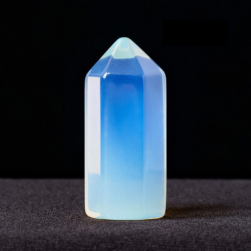 Natural Gemstone Point | Mini Crystal Tower