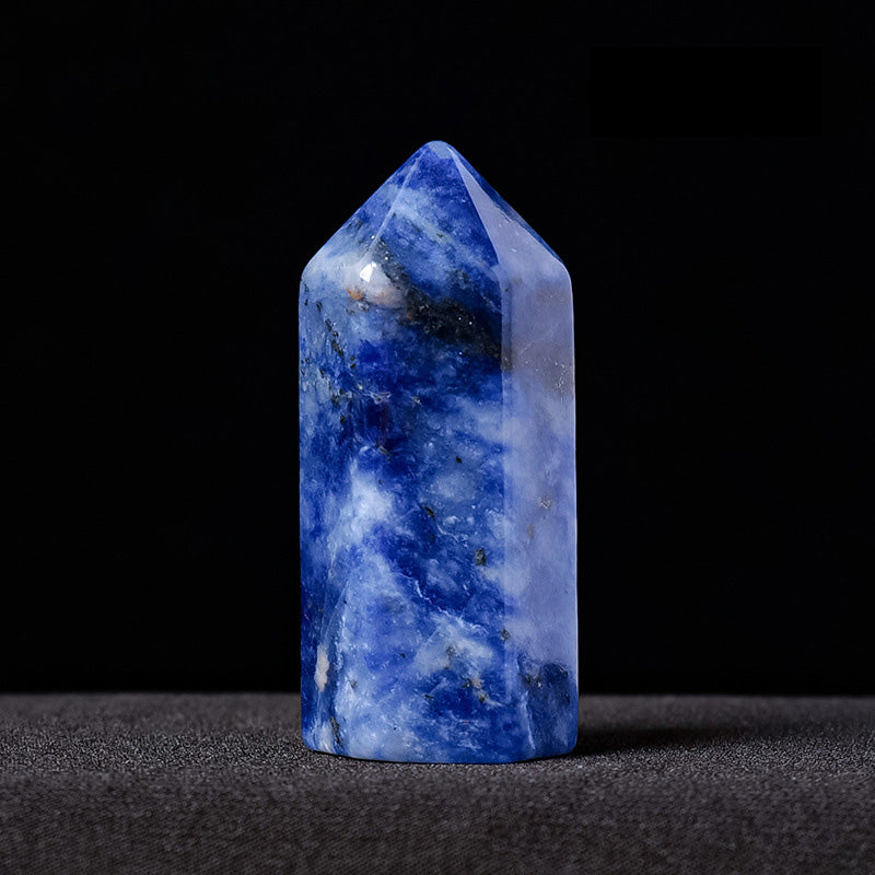 Natural Gemstone Point | Mini Crystal Tower