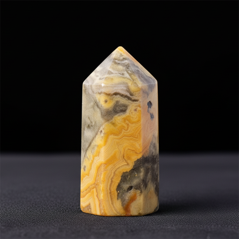 Natural Gemstone Point | Mini Crystal Tower