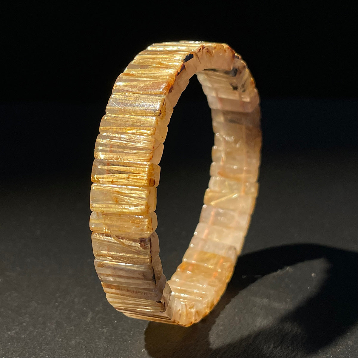 golden rutile bracelet