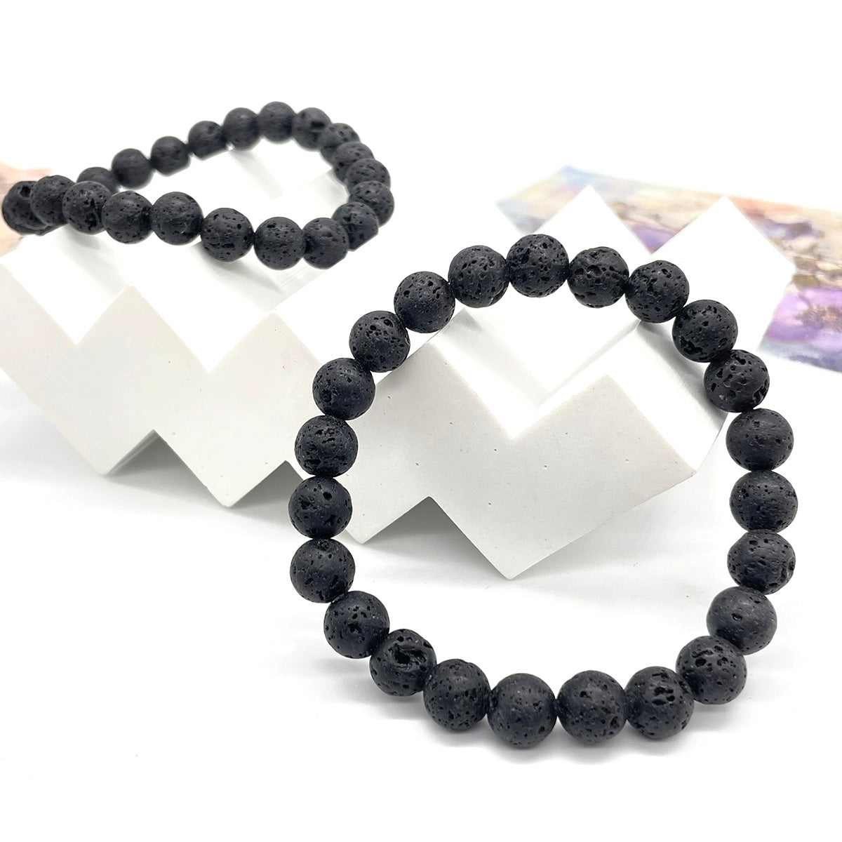 Lava Rock Bead Bracelet Real Crystal Bracelet Healing Stones Bracelets For Women