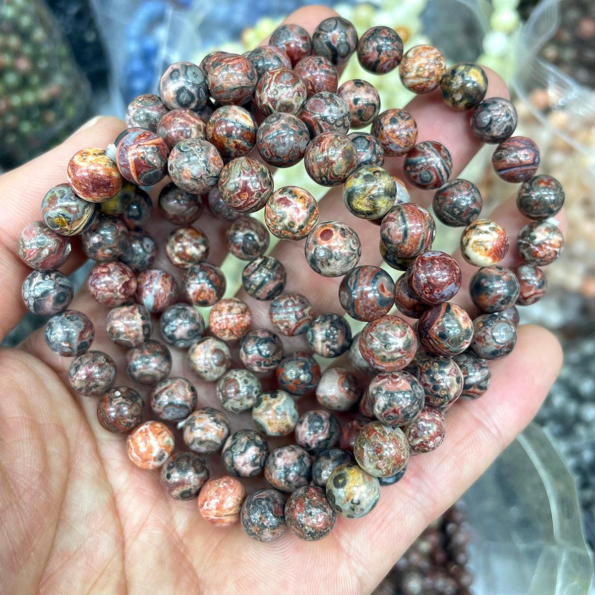 leopard skin jasper bracelet