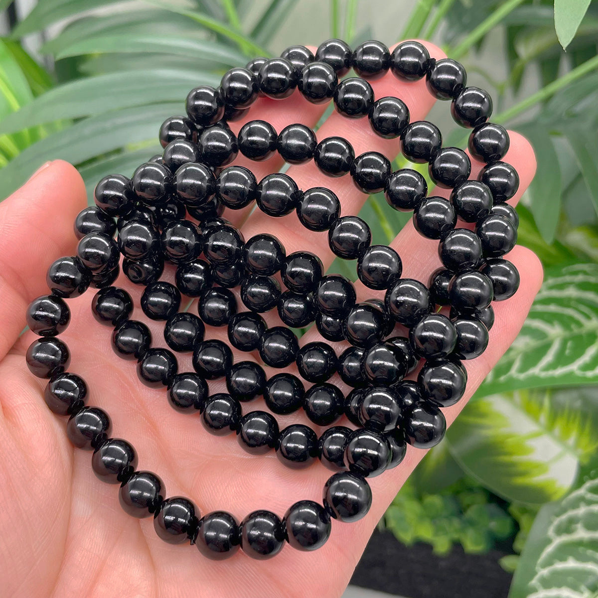 black obsidian Bead Bracelet Real Crystal Bracelet Healing Stones Bracelets For Women