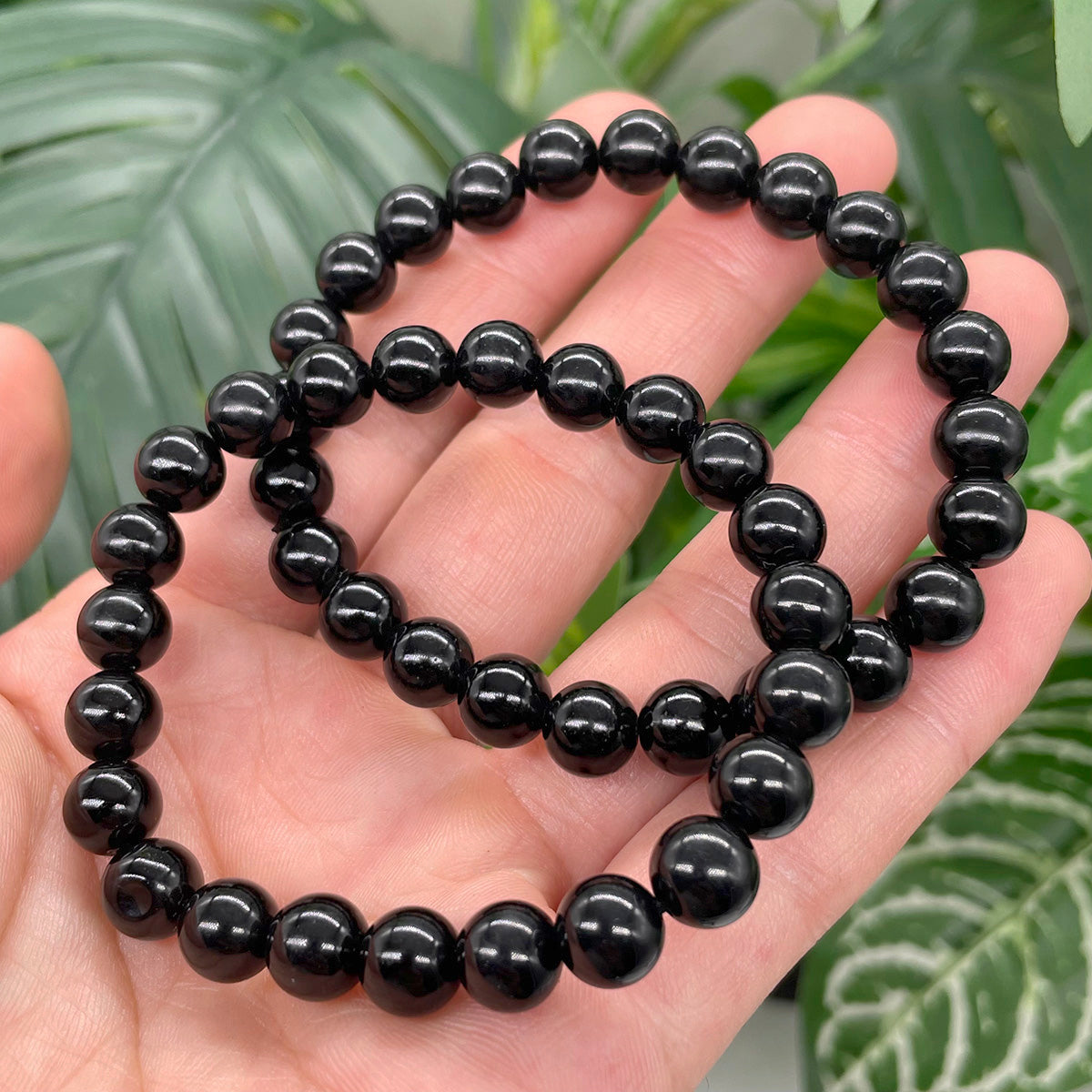 black obsidian Bead Bracelet Real Crystal Bracelet Healing Stones Bracelets For Women