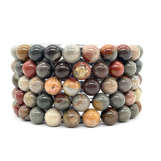 polychrome stone bracelet