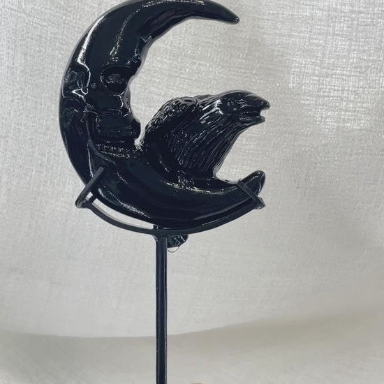 Black Obsidian Raven