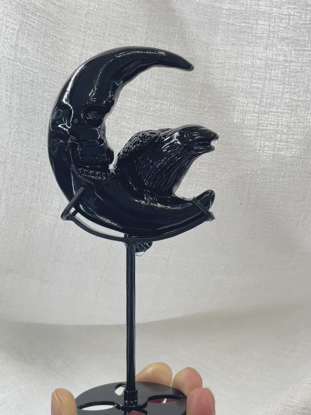 Black Obsidian Raven