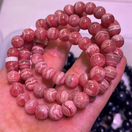 rhodochrosite bracelet