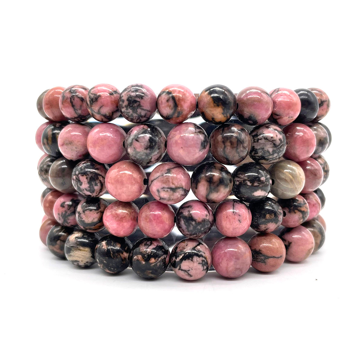 rhodonite jasper bracelet