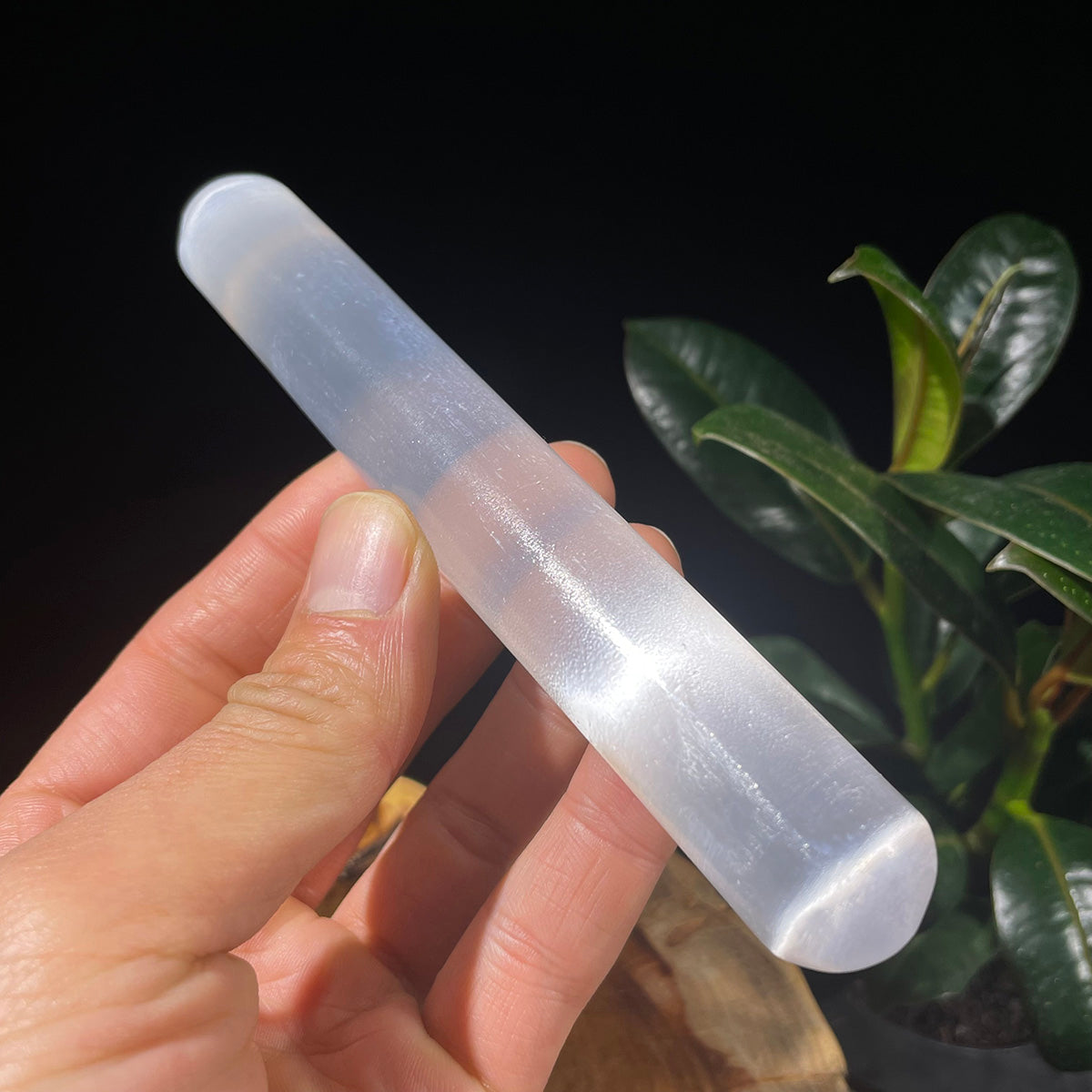 selenite massage wand