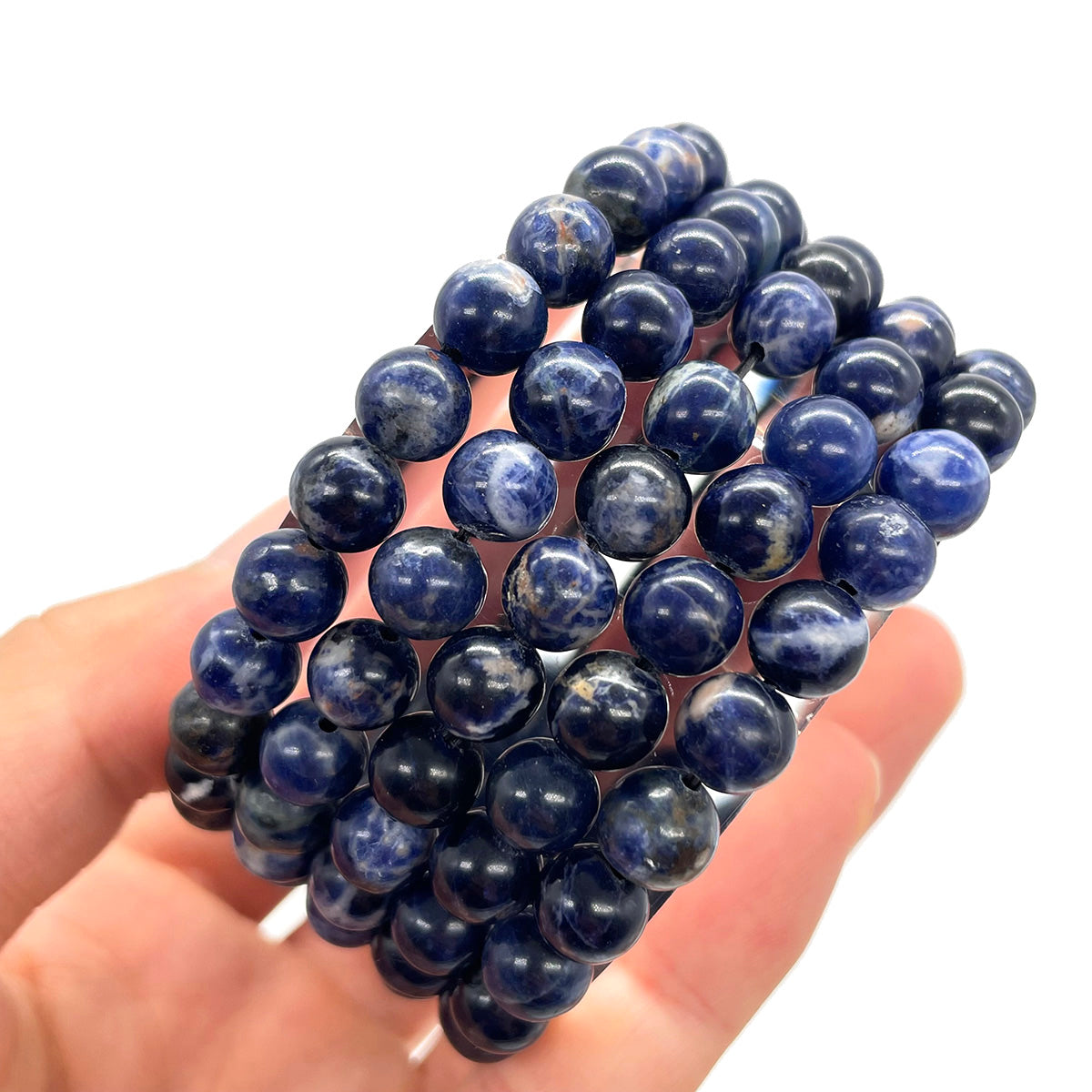 Sodalite Bead Bracelet Real Crystal Bracelet Healing Stones Bracelets For Women